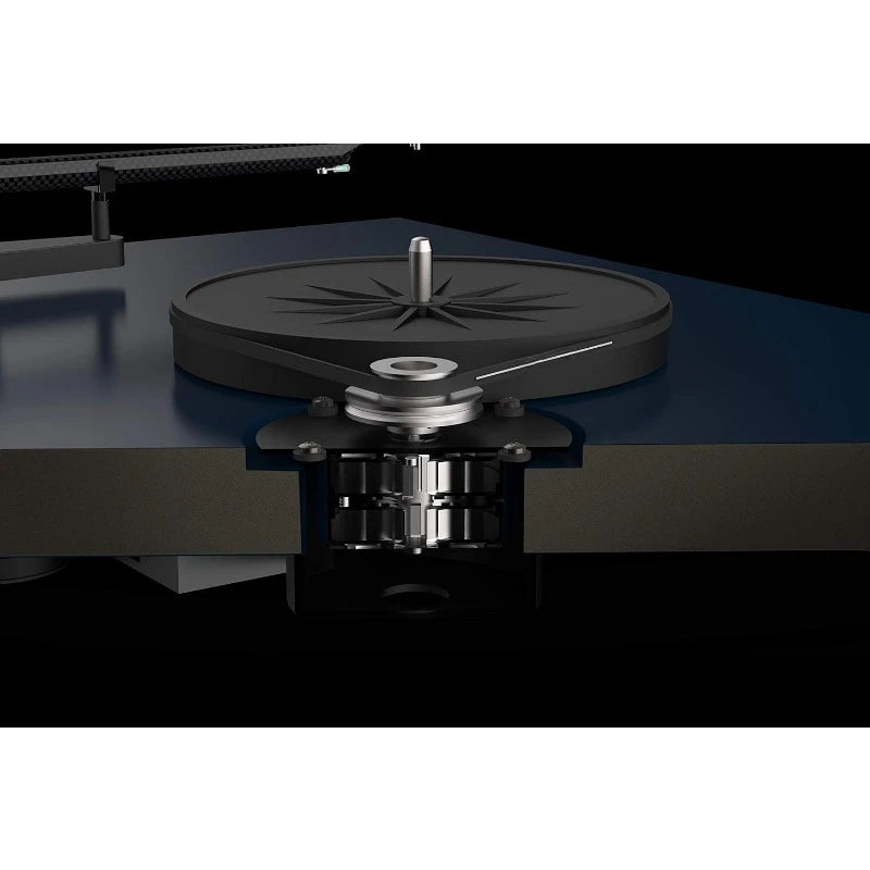Debut Carbon EVO, Audiophile Turntable with Carbon Fiber tonearm, Electronic Speed Selection and pre-Mounted Sumiko Rainier