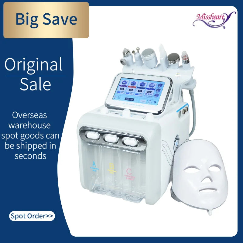 Misheart 7-in-1 Professional Beauty Facial Mask Machine Deep Cleaning Skin Care Equipment (Fast Delivery From US/EU Warehouse)